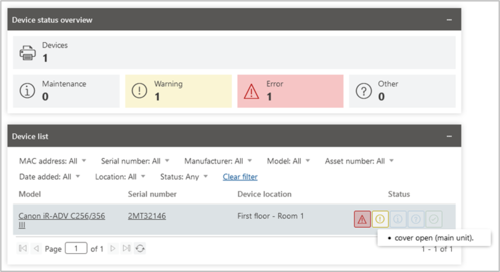 Collect device information via MEAP/ AddOn applet