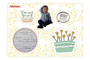 Mimaki Instructions make acrylic stand souvenir_step 1