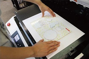 Mimaki Instructions make acrylic stand souvenir_step 3