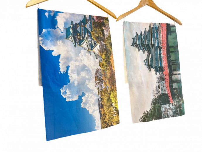 Direct printing on Tenugui
