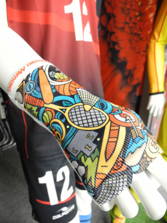 athletic supporter with a sublimation transfer inkjet printer