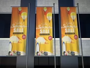 Example Of UCJV330 Banners And Flags Fabric