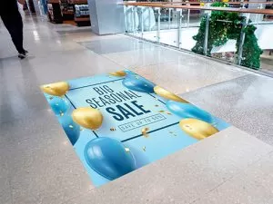 Example Of UCJV330 Floor Sign